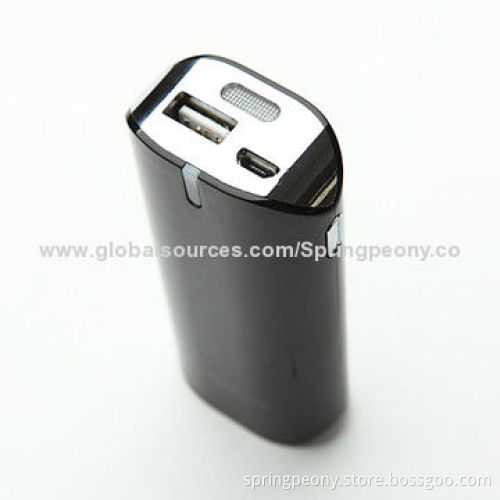 2014 Portable External 5,200/6,000mAh Mobile Power Bank with 5V/1,000mA Output